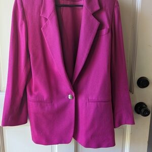 Chic Fuchsia Blazer for Women